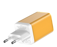 Silver Monkey Ładowarka sieciowa GaN 65W 2x USB-C Yellow - 1266246 - zdjęcie 1